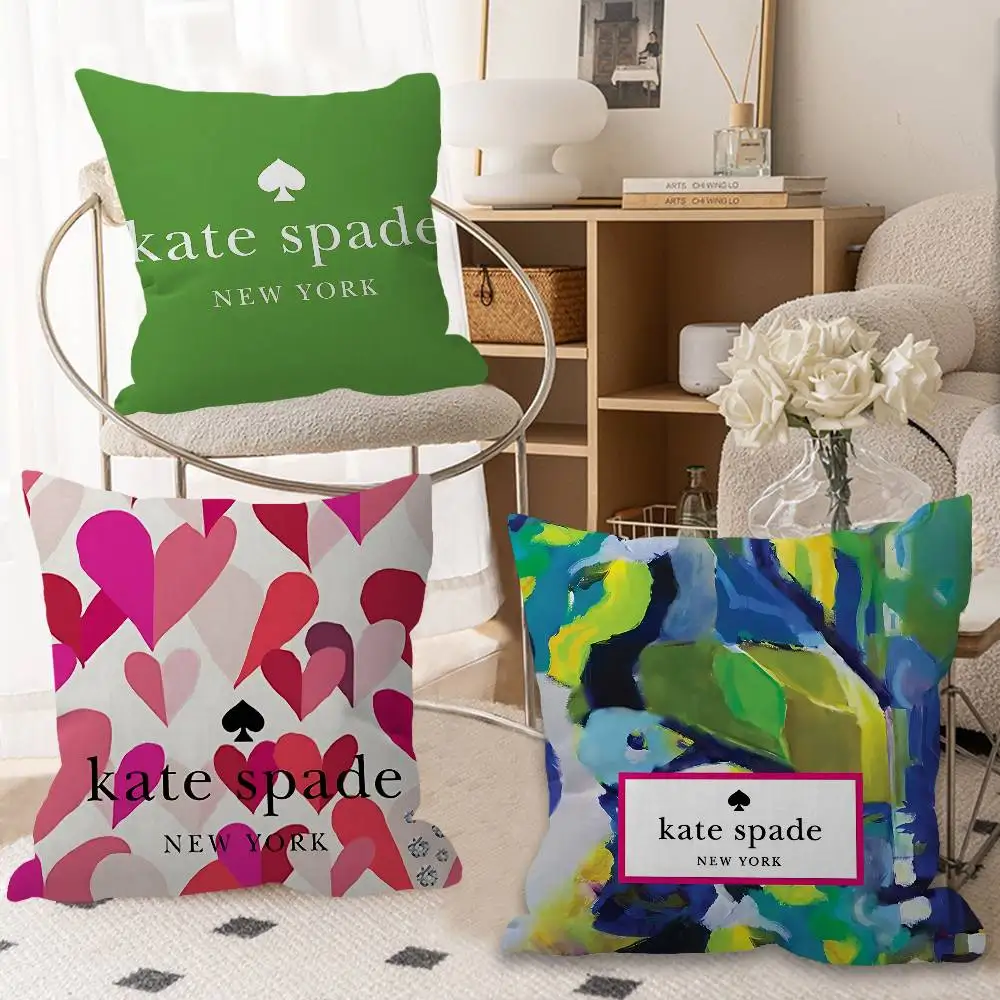 K-Kate Classic S-Spades Flower Cushion Cover Polyester Sofa Cushions Decorative Throw Pillows Home Decoration Pillowcover