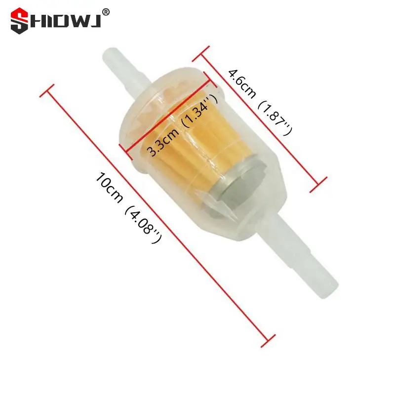 5Pcs Universal Motorcycle Small Engine Fram Plastic Fuel Gas Gasoline Filter With Magnet Professional Moto Oil Filter