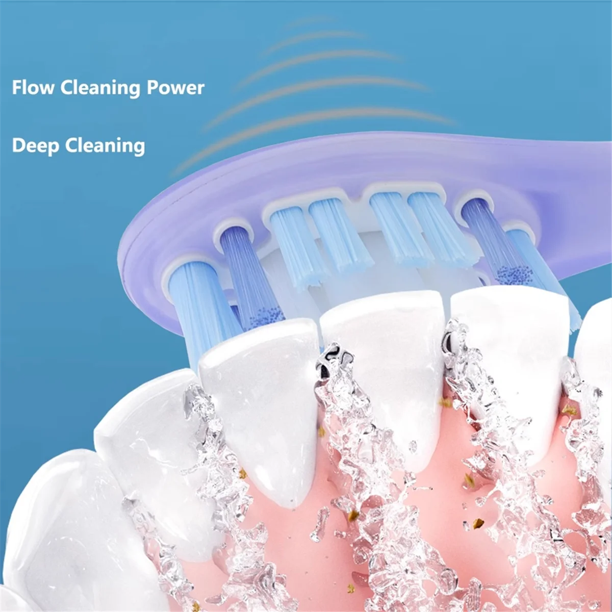 رأس فرشاة الأسنان 4 قطع لرأس فرشاة Zhizhen استبدال رؤوس فرشاة الأسنان الكهربائية سلسلة HX9 باللون الأسود