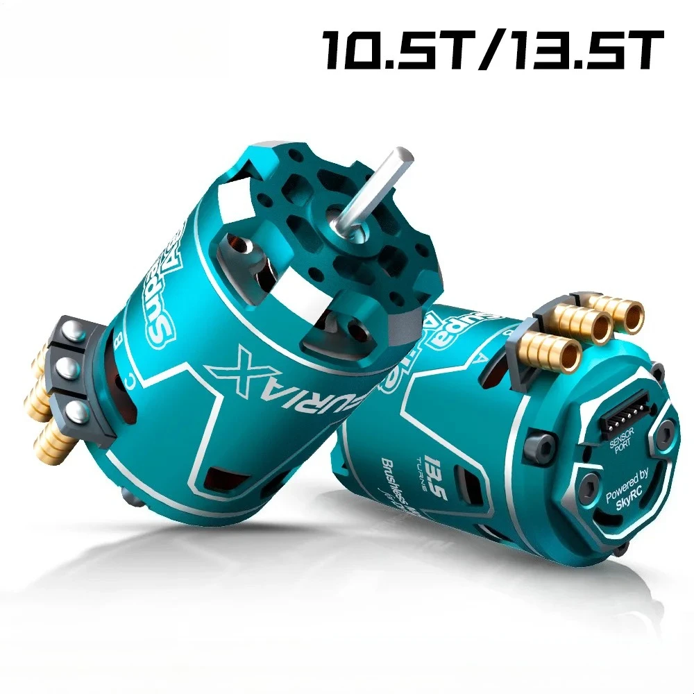 SKYRC Brushless Motor 1/10 RC Car FuriaX Supa Agile Sensored Motors 10.5T 13.5T 1-3S LiPo 3.175mm Shaft For 1/10 Drifting Car