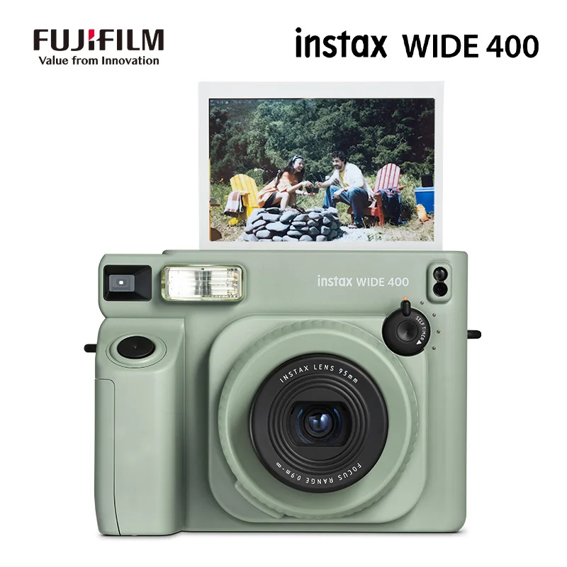 

Новая Оригинальная камера Fujifilm Instax Wide 400, камера Мгновенной Печати, Фотокамера, широкая Улучшенная фотокамера 300