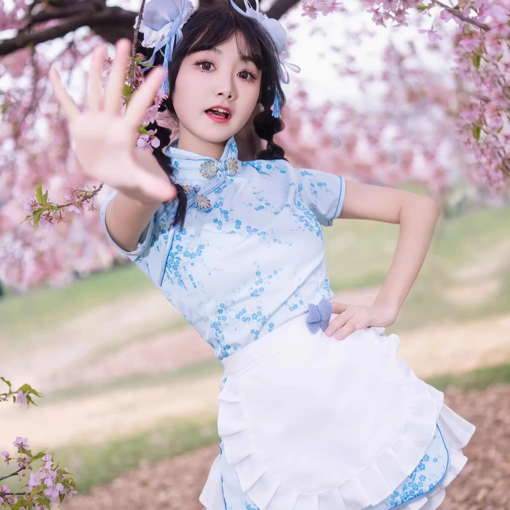 جديد الصينية Sle Dr loween Cisas Cosplay orm ort Sve Maids orm ort ملابس يومية