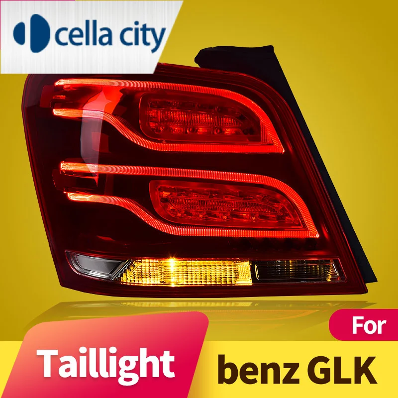 Car Styling Taillights for Benz GLK 300 LED Tail Lamp 2008-2012 GLK 350 GLK 260 Tail Light DRL Rear Turn Signal Automotiv