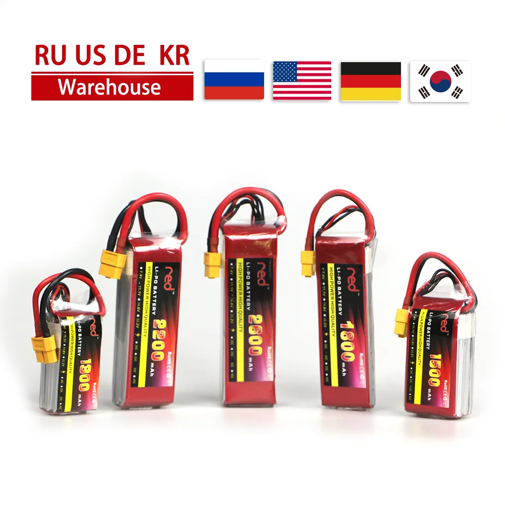 

22.2V RC Helicopter LiPo Battery 6S 1500mAh 2600mAh 3300mAh 4200mAh 25C 35C 45C For RC Airplane Drone Car 6S LiPo