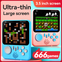 Portable 3.5 inch Screen Handheld Game Console Toys 666 Built-in Games Retro Classic Joystick Nostalgic Student Arcade Consoles