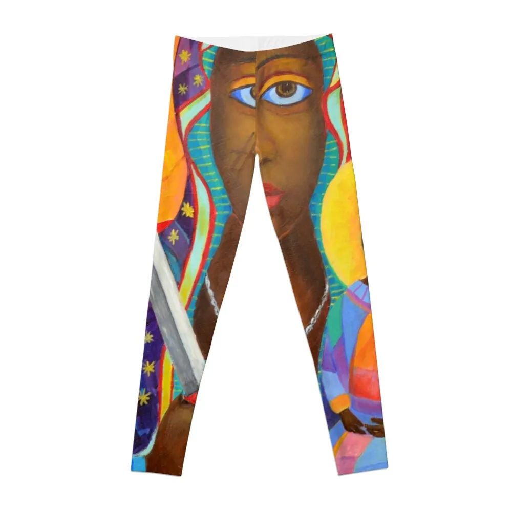 

Erzulie Dantor, Haitian voodoo art, Erzulie Dantor, Vodoo art. Erzulie Danto painting. Danthor or Ezili picture, Haitia Leggings