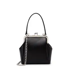 Chain Women Shoulder Crosbody Bag Leather Shell Lock Bag Bags Top Handle Women's Handbags Purses