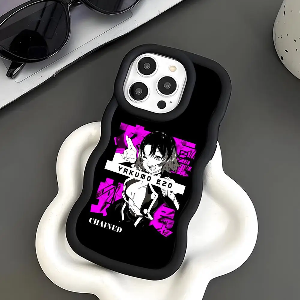 

Чехол для телефона Mato seihei Yakumo Ezo Wavy Edge из ТПУ с волнистым краем для iPhone 17 16 15 14 13 12 11 Air Pro Max Plus, цветной