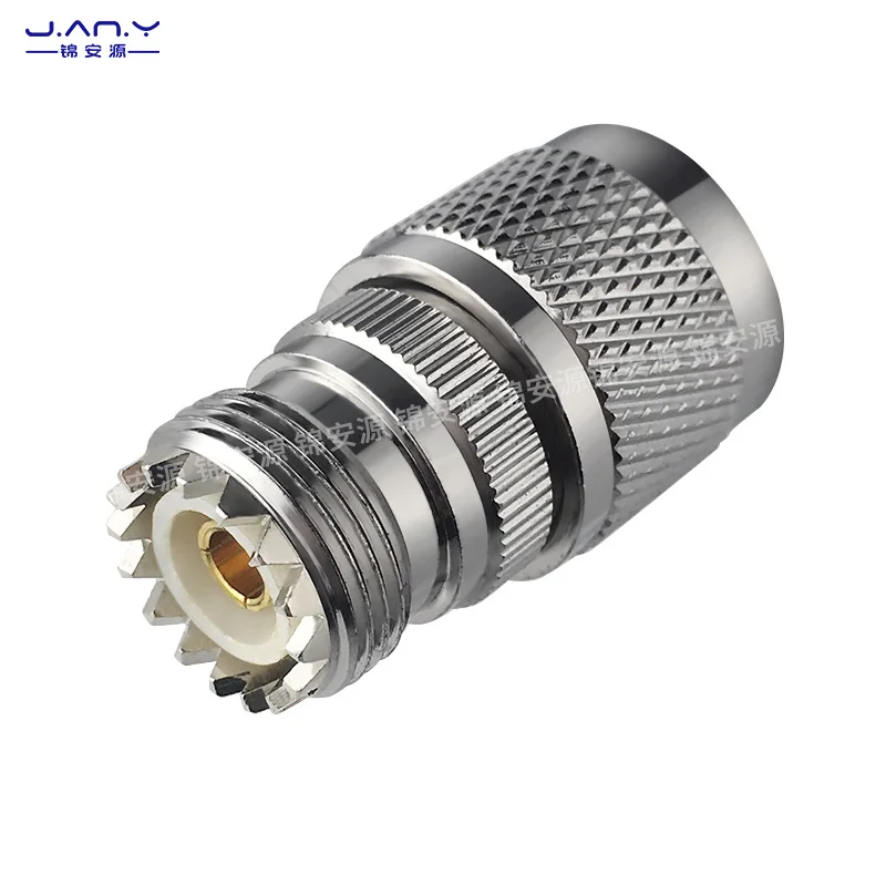 Imagem -06 - Conector do Alimentador de Cabo Coaxial Cobre Puro Uhf para Adaptador tipo n Sl16 L16 Macho para Fêmea Conversão Peça rf