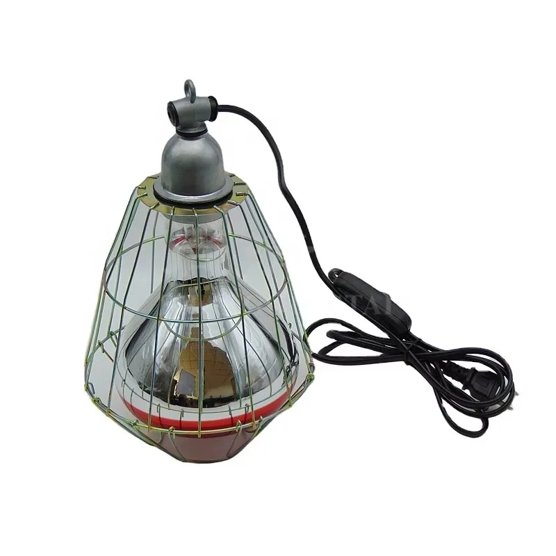 

Hot infrared heat lampshade for farm animals