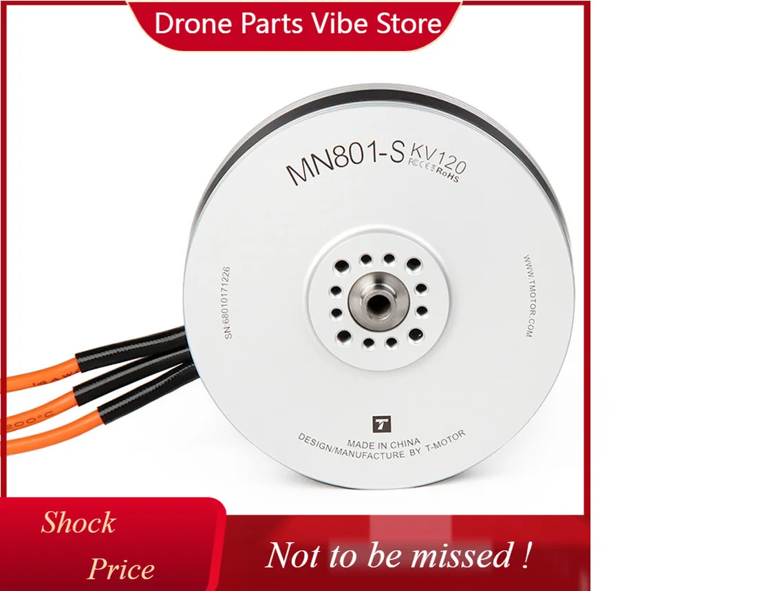 DPT-MOTOR MN801-S Waterproof Brushless Dc Electric UAV KV120/KV150 Quadcopter Giant Permanent Magnet for RC Drone mul axis Spray