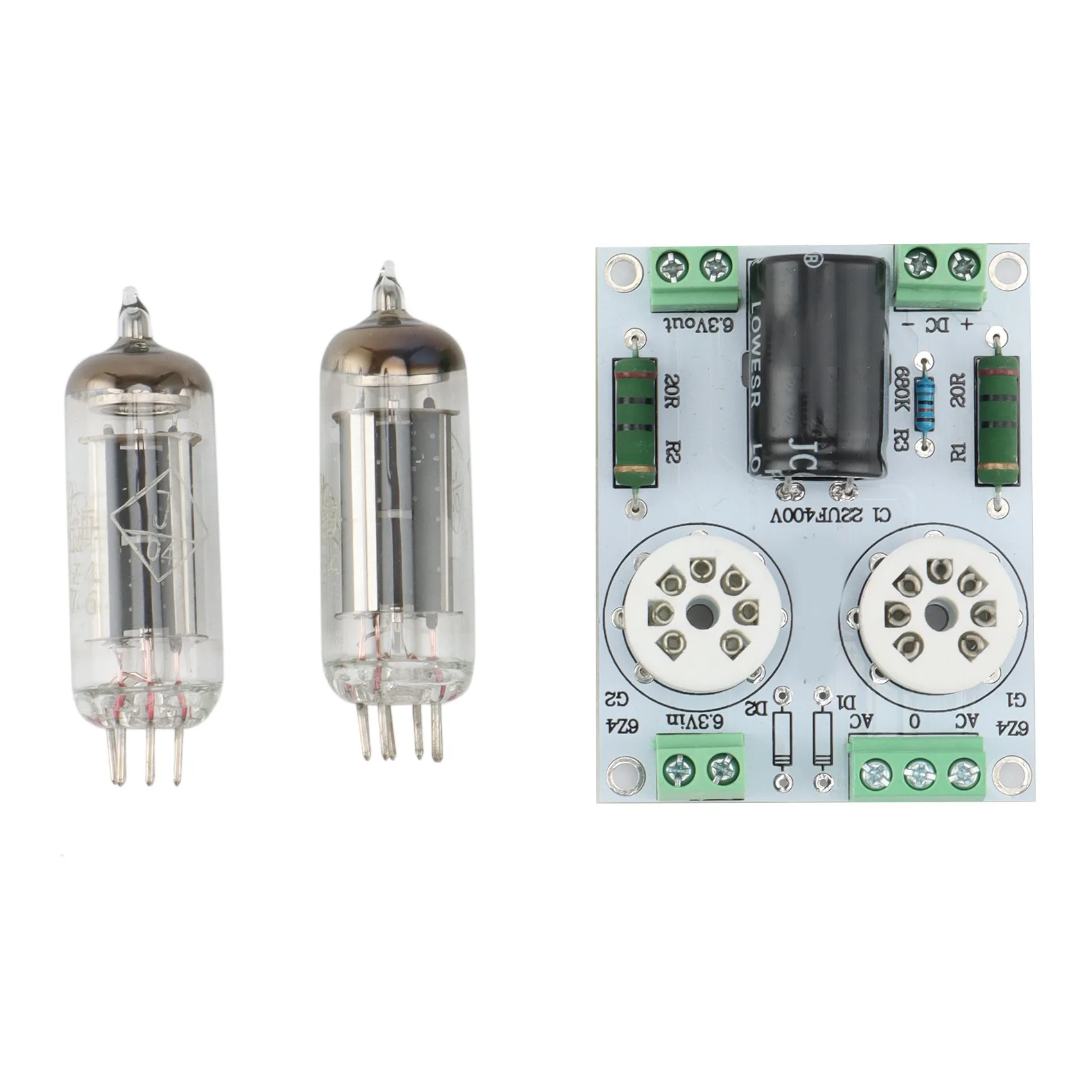 【تخفيضات سريعة】6Z4 المعدل المزدوج أنبوب المضخم المعدل الصفراوي لوحة مرشح إمدادات الطاقة التجريبية واحدة مزدوجة الطاقة لف