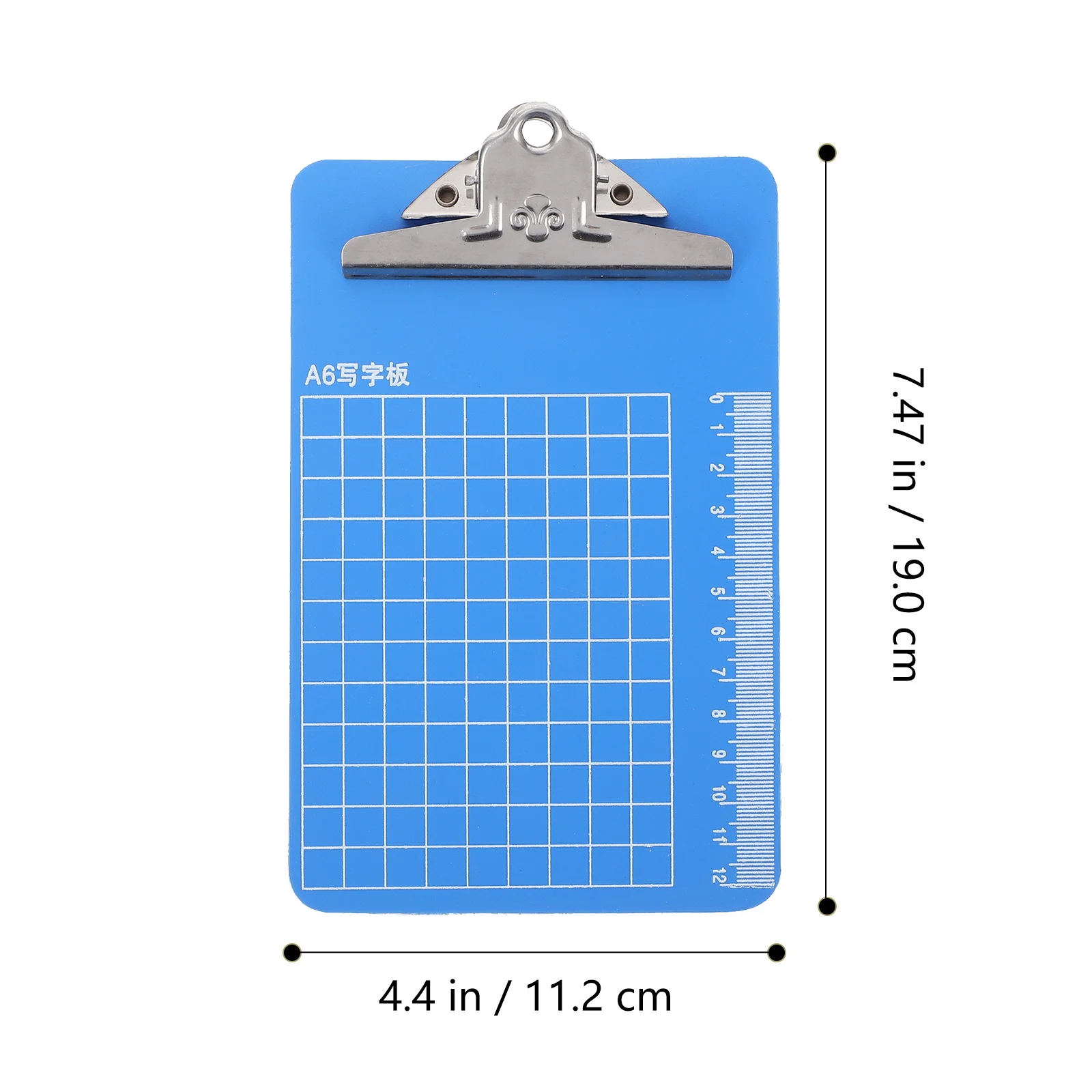

10pcs A6 Plastic Clipboards Writing Pads File Holder Ruler Measurement Hanging Boards Document Organizer Paper Holder Drawing