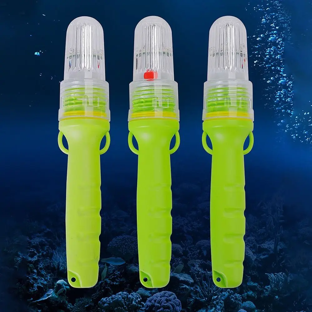 Floating LED Fishing Light Waterproof Double Flash Lamp Net Flash Warning Light LED Light-controlled Fishery Buoy Signal Light