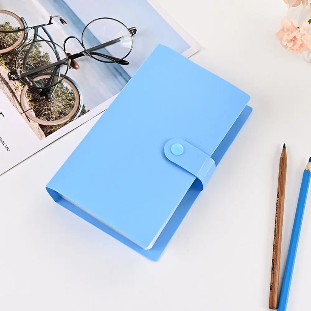 Large-capacity 100 Bills Collection Album Waterproof Dustproof Money Storage Book Korean Style Inner Leaf Pocket Storage Book