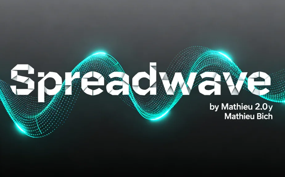 Spreadwave 2.0 by Mathieu Bich - Visual Card Prediction Magic for Close-Up Street Mentalism Magic Tricks Magician