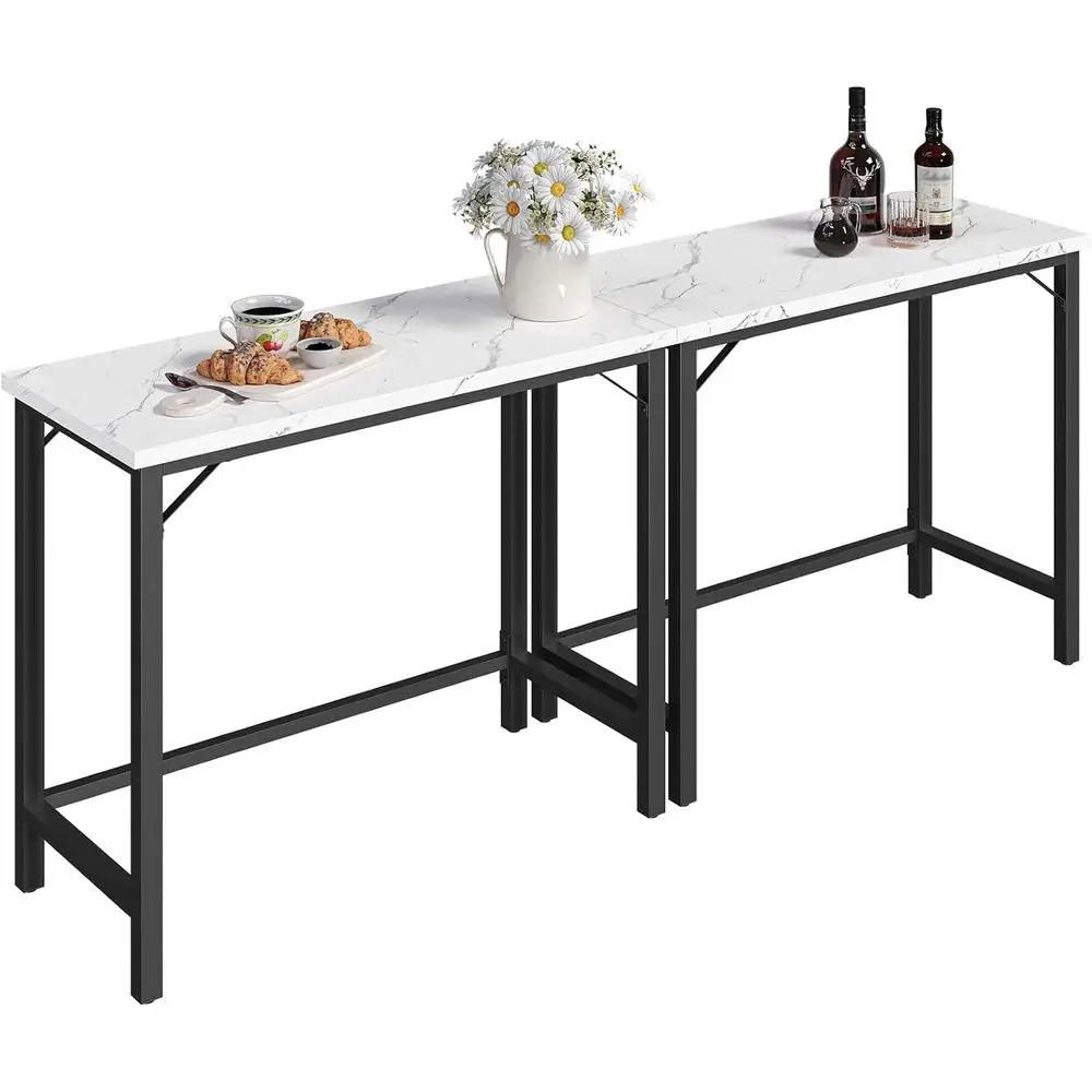

Narrow Bar Table, 63-Inch Pub Table or Dining Room, Counter Bar Tables with Sturdy Metal e, Contable Bar Table, Multiunctional o