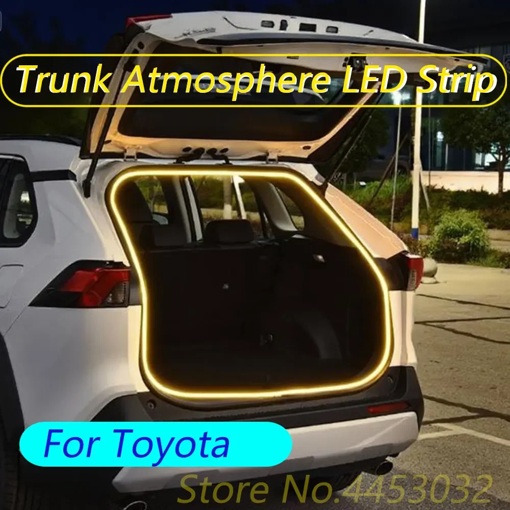Led Car Trunk Light Strip For Toyota RAV4 C-HR Land Cruiser Prado LC300 Yaris Corolla Cross Fortuner Atmosphere Light 12V 4M