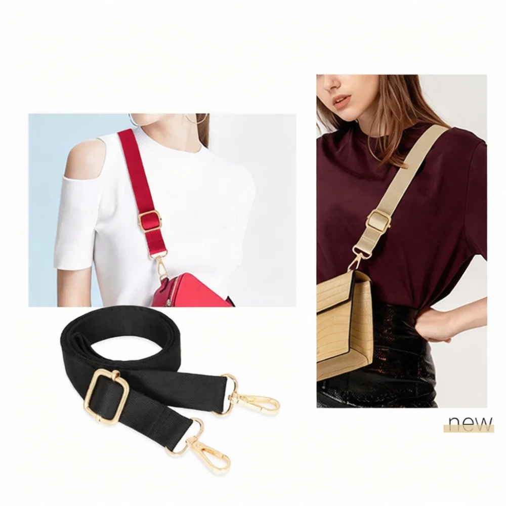 Universal Wide Shoulder Strap For Camera Case Water Bottle Bag Replacement Adjustable Belt Comfortable Solid Color Fashion Acces