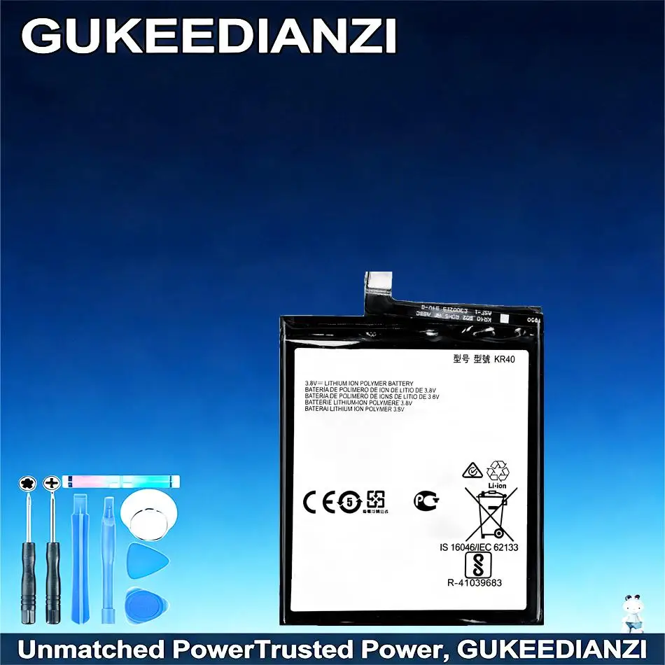 

Аккумулятор для мобильного телефона премиум-класса 3500 мАч для Motorola Moto One Action XT2013-1 One Vision XT1970-1 KR40