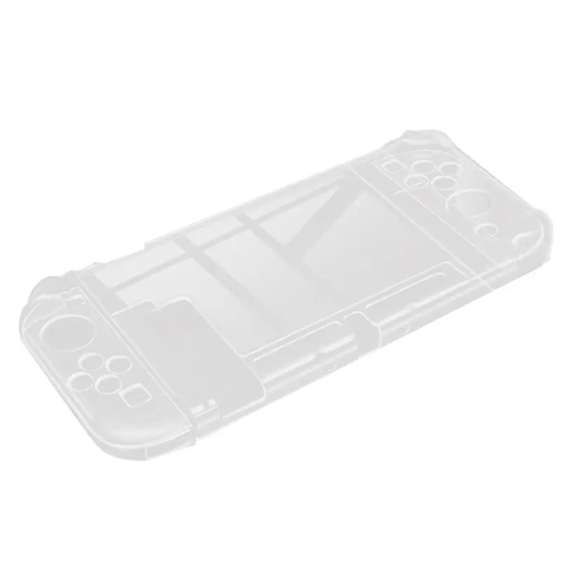 A34T For Switch Case, Transparent Protective Case Ultra Thin Split Cover for Switch OLED, Anti-Scratch Dustproof Hard PC Shell