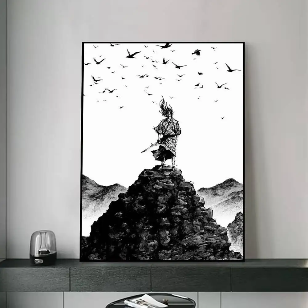 Vagabond Manga for Modern Decor in Home Offices, Bedrooms, Living Rooms, Kitchens, Bathrooms, And General Home Decoration.