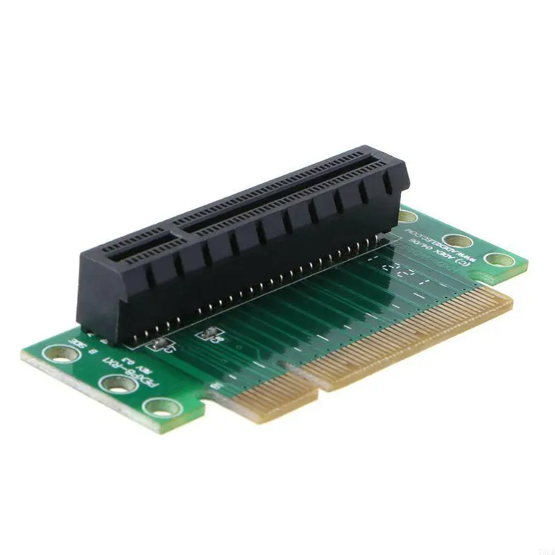 T3LB PCI-Express 8x Tarjeta elevadora 90 grados Tarjeta adaptador ángulo izquierdo 1U Altura Servidor computadora