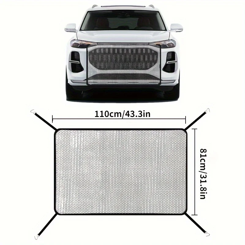 

1Pc Car Condenser Protective Net Radiator Bug Screen Mosquito Repellent Universal Anti Insect Grill Water Tank Protect