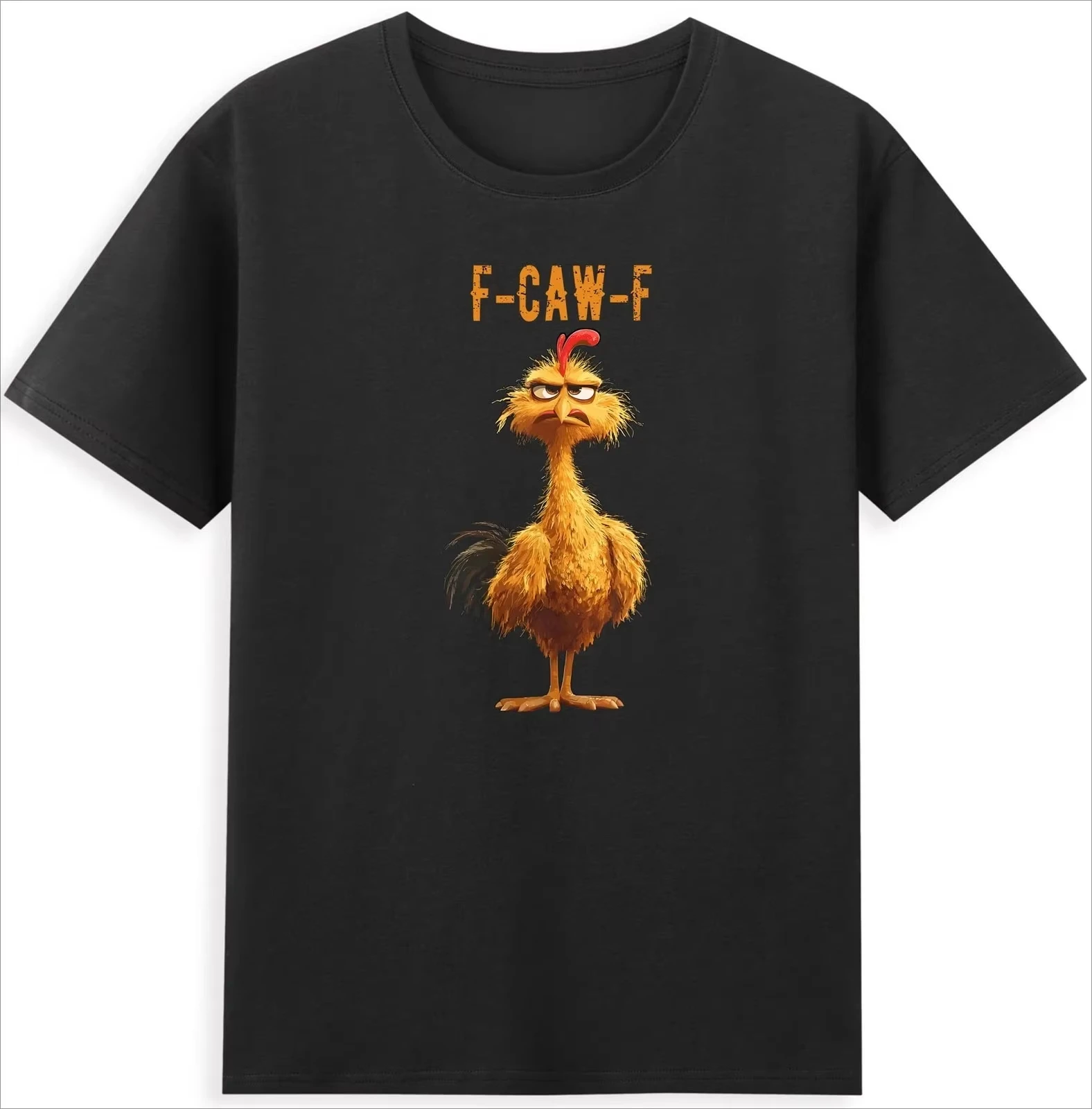 

Футболка F-Caw-F Chicken Tee FCAWF Chicken, забавная футболка в подарок любителям кур, удобная и мягкая, дышащая, модная мужская одежда