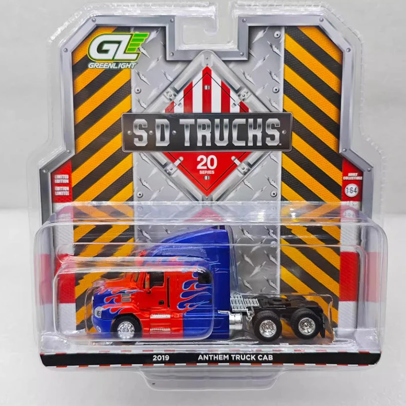 

GreenLight 1:64 Scale 20-2019 Anthem Truck Cab Alloy Simulation Car Model Collection Display Ornament Toy Gift