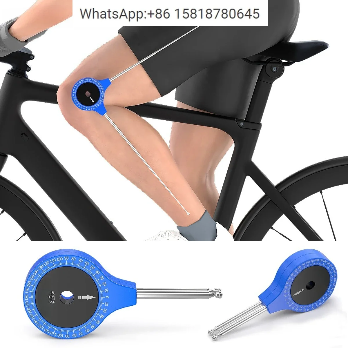 ForRIS-K road bicycle fitting airship knee joint angle measuring tool riding posture protractor