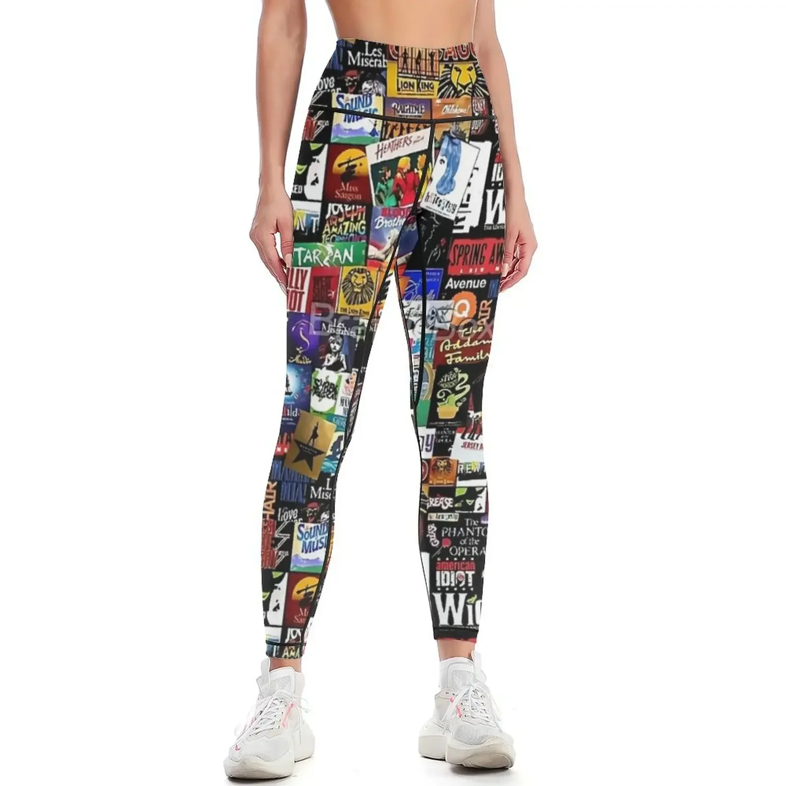 

Collage II Musical Leggings sports tennis for Women's fitness push up tights for Women's trousers Womens Leggings