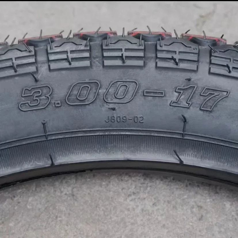 New Genuine 3.00-17 Motorcycle Tire Anti slip Off Road Outer Tire