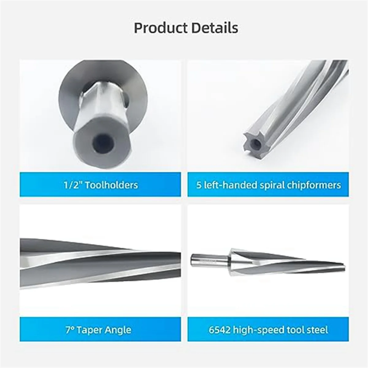 7 Degree Ball Joint Tapered Reamer, 1-1/2 Inches Per Foot Tapered Ball Joint Reamer, Reamer Bit Universal Reamer Tool