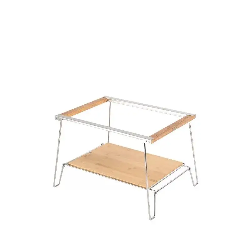 야외 캠핑 IGT 테이블 IGT 2단 테이블 IGT 이중층 화로 테이블 피크닉 신제품