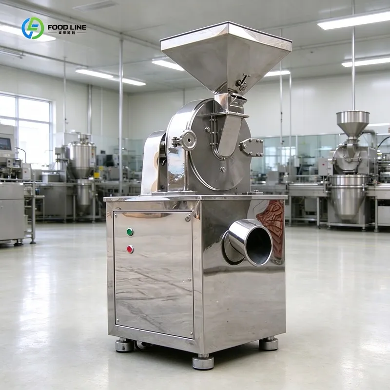 Industrial Powder Grinder Machine Stainless Steel Spice Grain Flour Milling Pulverizer Equipment