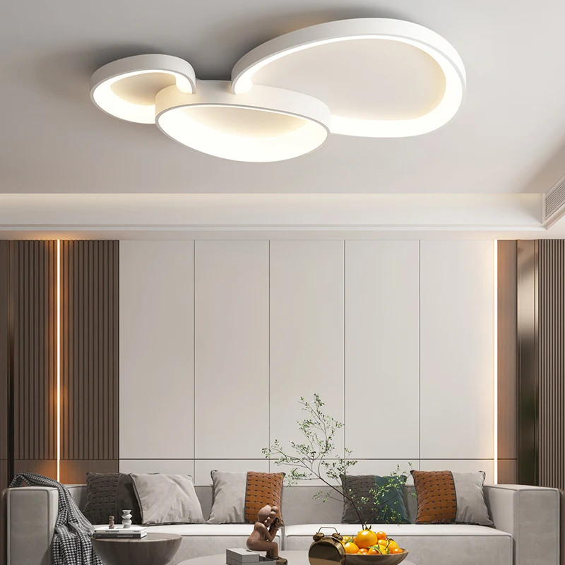 

Modern High-end Design Geometric Chandeliers Minimalist Nordic Led Creative Line Home Cloud Living Room Ceiling Light Fixtures