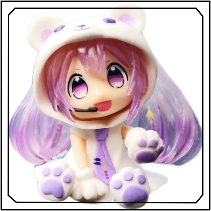 

Hatsune Miku Q-version Pretty Girl Two-dimensional Anime Figures Desktop Collection Collection Action Figure Model Toys