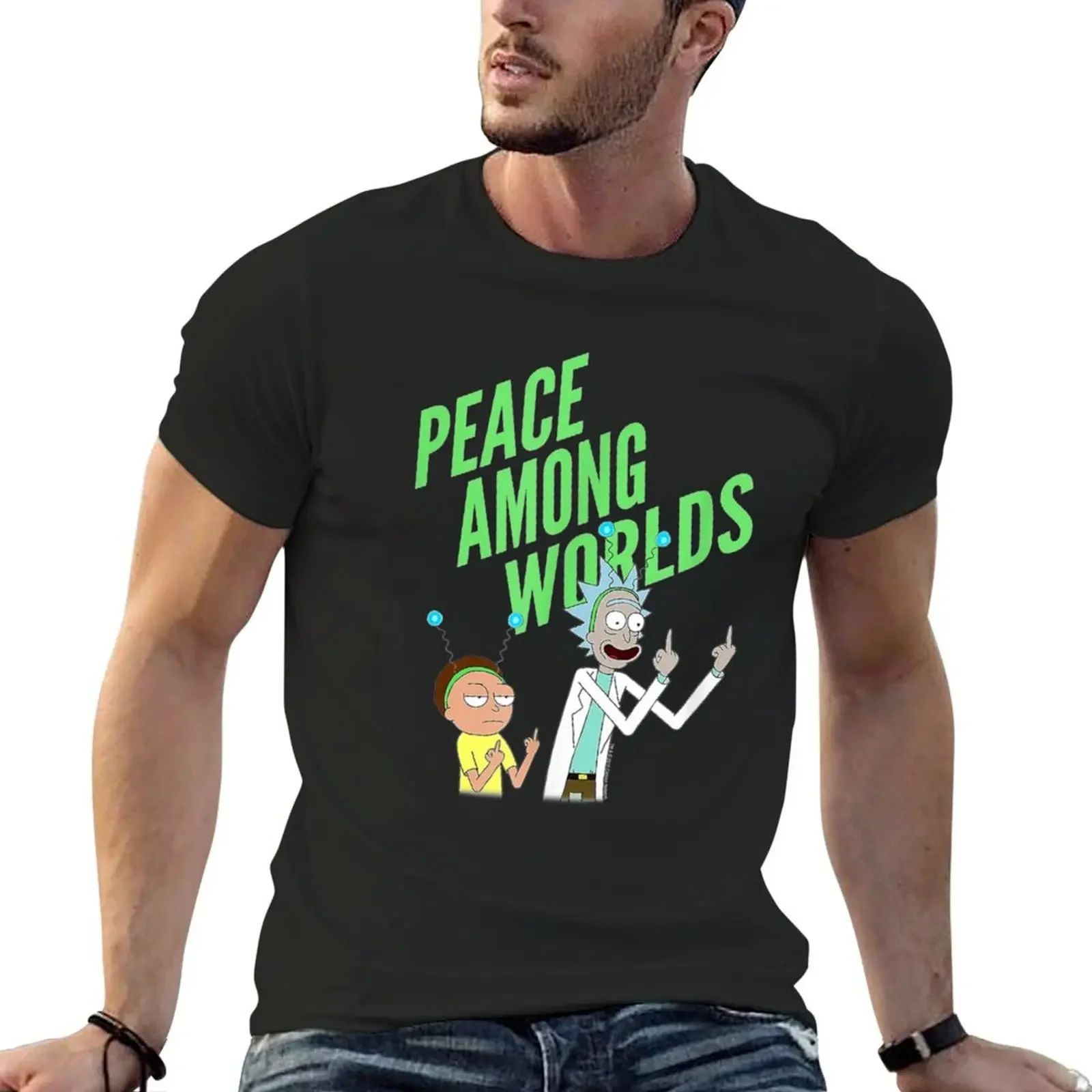 Peace Among Worlds - Portal T-Shirt oversized anime figures for a boy mens designer clothes