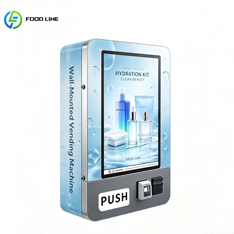 Automatic Vending Machine Wall Mounted Digital Retail System for Everyday Consumer Products Customized