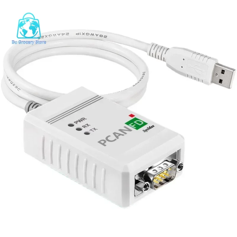 PCAN FD USB Analyzer Compatible with Peak IPEH-004022 CAN FD Interface Supports Inca for Automotive Diagnostic Tools