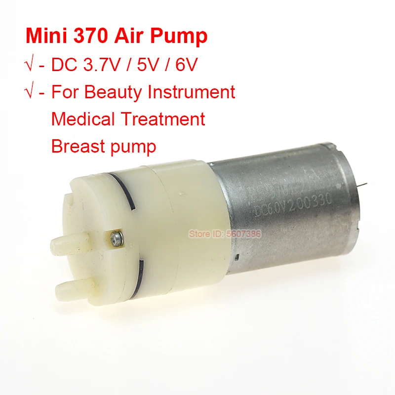 Air Pump 3.7V/5V/6V 370 Mini Electric Micro Vacuum Booster Motor For Beauty Instrument Medical Treatment Breast pump