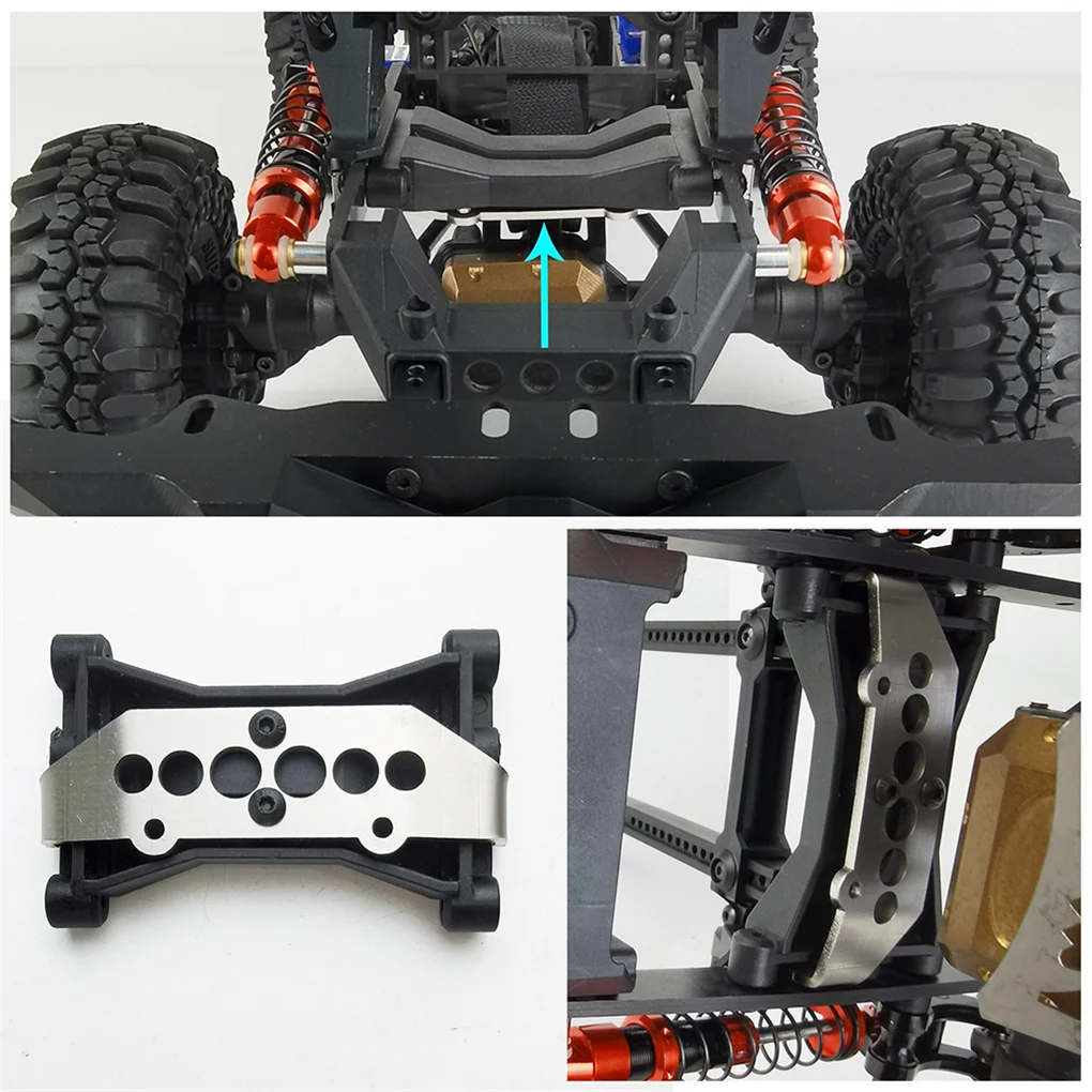 

RCGOFOLLOW Aluminum Alloy Wear-resistant Front Rear Shock Absorber For 1/10 Rc Front Rear Shock Absorber Trx4 Trx6 Red