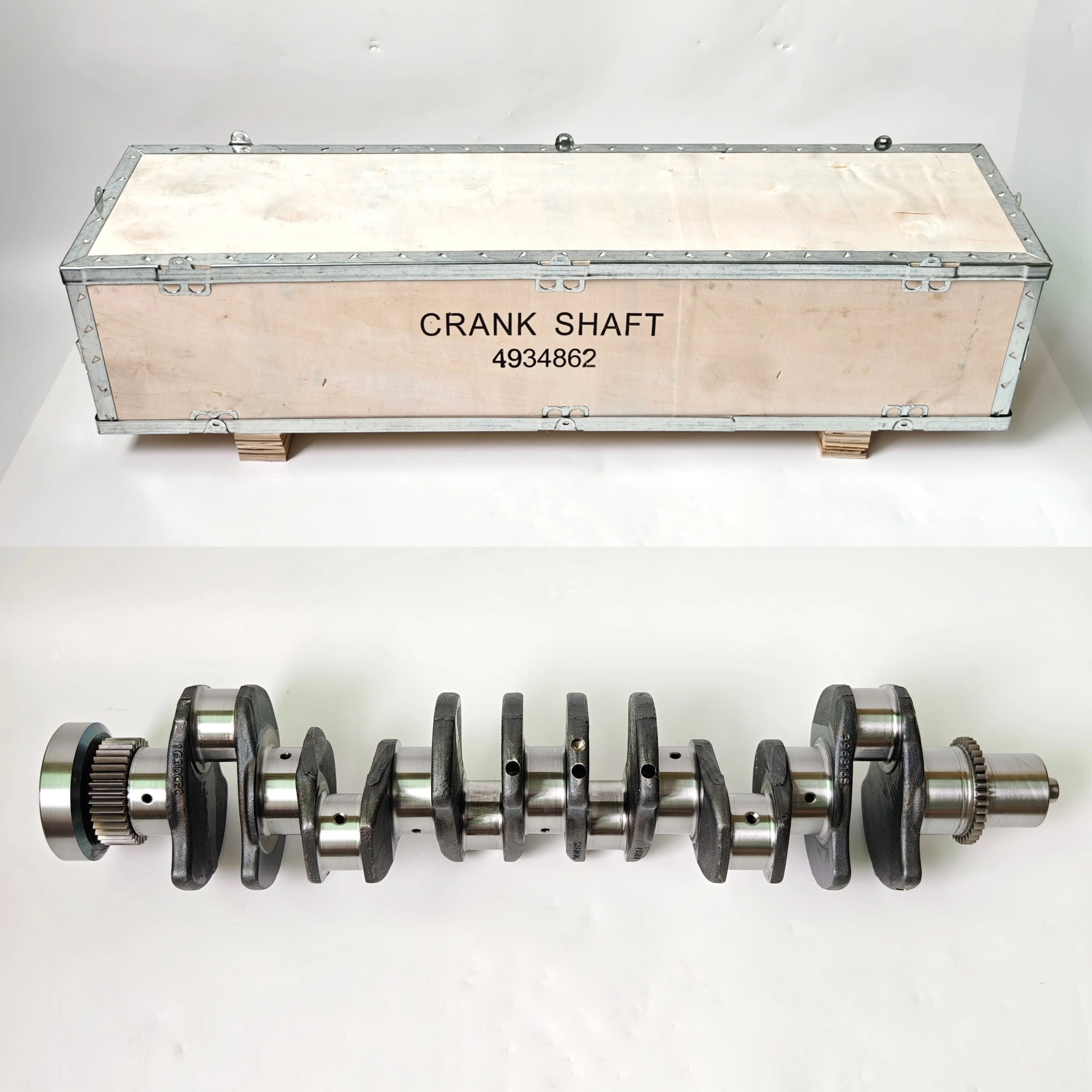 Diesel Engine Crankshaft 6Cylinder 6D107  3968164 4934862 5301009  for CUMMINS ISDE ISBE 6D107 QSB6.7 6bt 4bt ISB6.7 ISD6.7