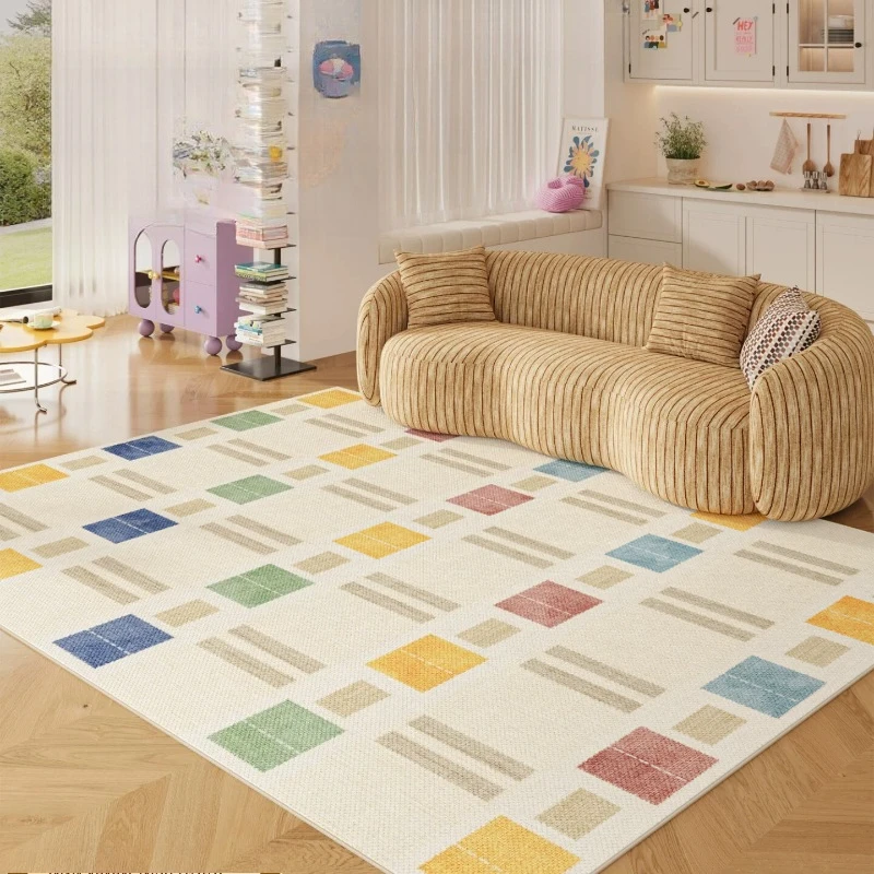 Home Decor Dopamine - Плюшевый ковер в дофаминовых цветах для