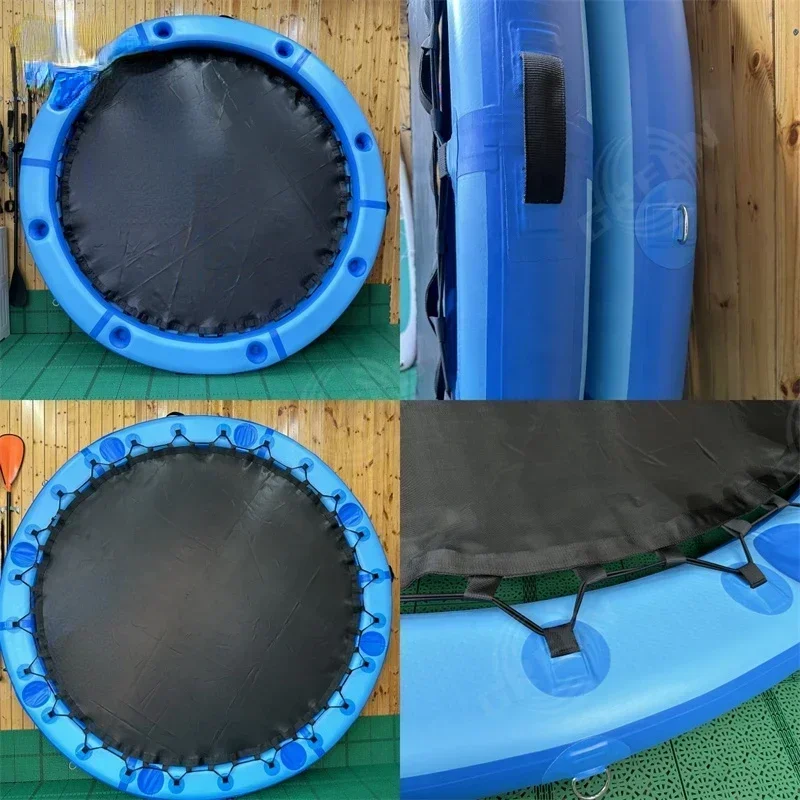 Drink holder Comfortable Floating Jet Ski Dock Inflatable Swim Island Floating Raft Inflatable Float Dock Platform