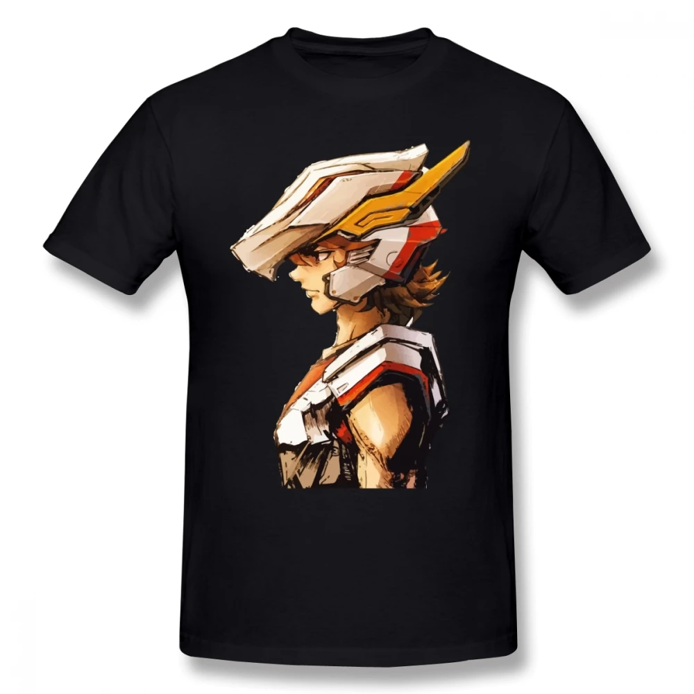 Saint Seya High Quality Printing T-shirt Knights Of The Zodiac Saint Seya 100% Cotton Streetwear Tee Shirts Men Short-Sleeve