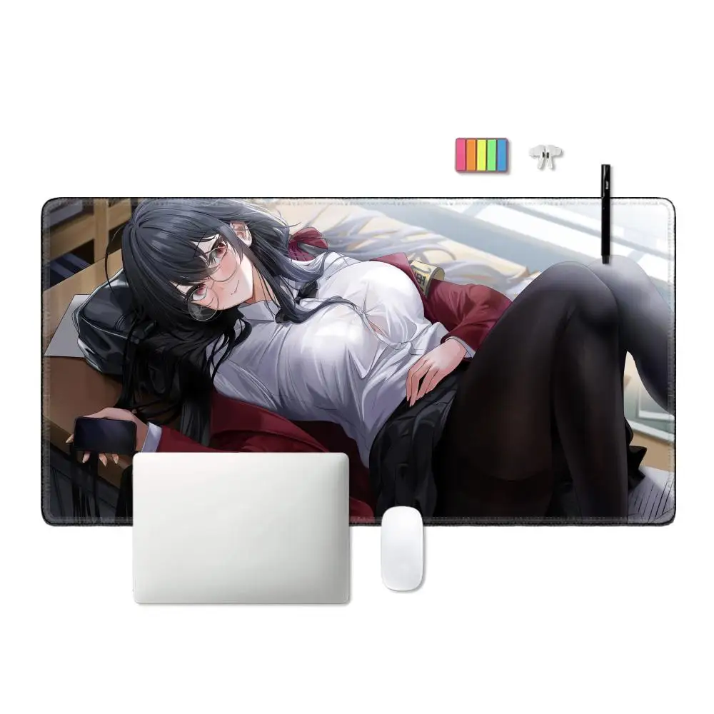 لوحة ماوس تايو لعبة Azur Lane ، لوحة مكتب ، لوحة مفاتيح مخيطة ، ملحقات الألعاب ، رئيس الوزراء ، XXL