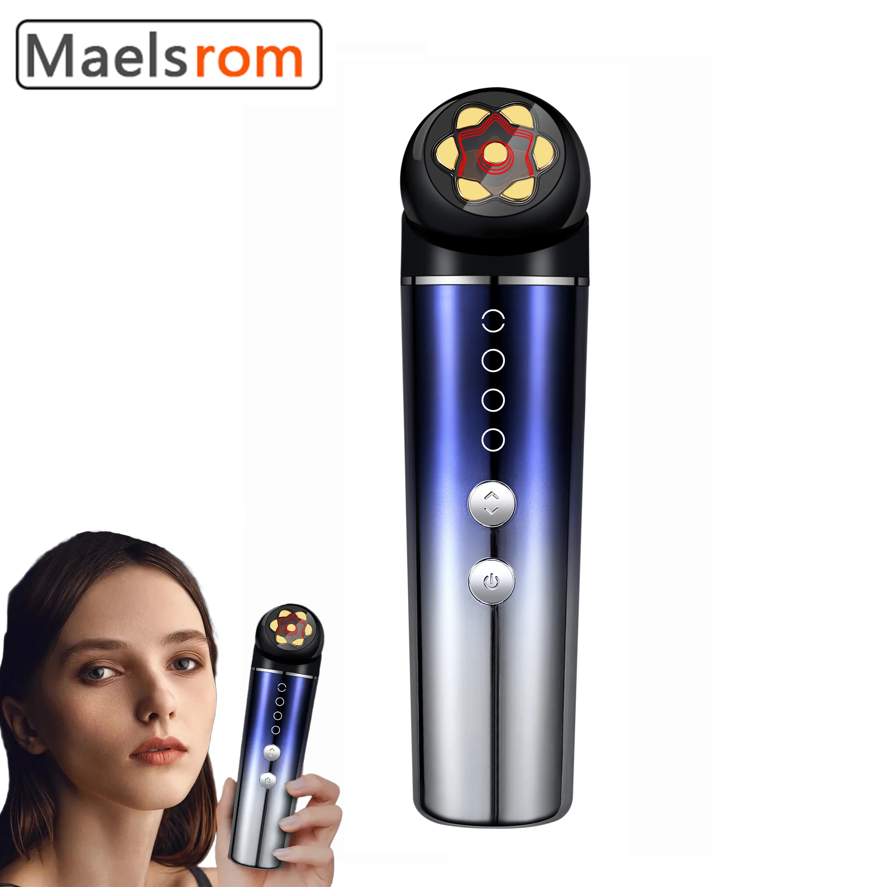 

Handheld Beauty Import Device With Micro Current Facial Care Device To Resist Wrinkles Restore Cell Vitality Skin Rejuvenation