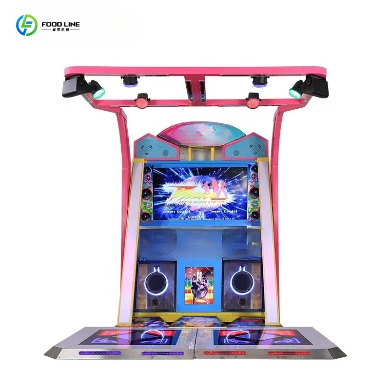 FL 2026 Simulator Amusement Park Danz Base Dancing Just Dance Revolution Arcade Machine Pump It up Gaming Equipment